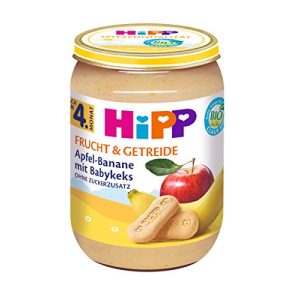 Getreide-Obst-Brei HiPP Apfel-Banane mit Babykeks, 6er Pack