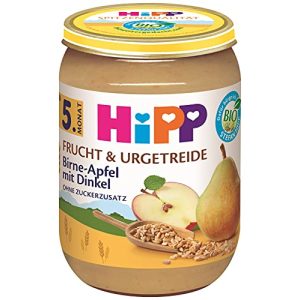 Getreide-Obst-Brei HiPP Birne in Apfel mit Dinkel, 6er Pack