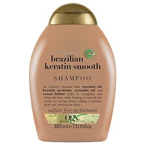 Glättendes Shampoo OGX Brazilian Keratin Smooth Shampoo