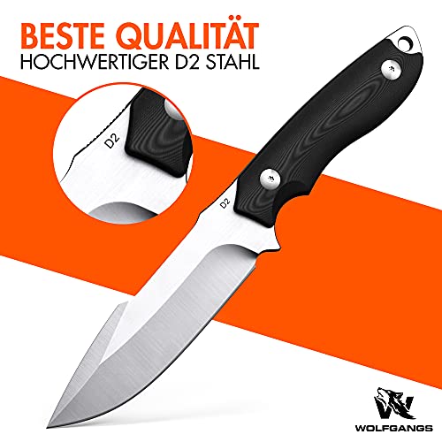 Gürtelmesser Wolfgangs Outdoor-Messer AMBULO Kydex Holster