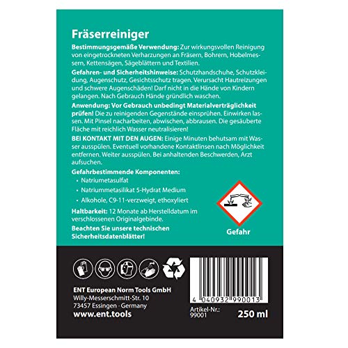 Harzlöser ENT European Norm Tools ENT 99001 Harz-Reiniger