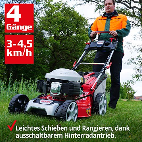 Hecht-Rasenmäher Hecht 5IN1 Benzin, 51 cm Schnittbreite