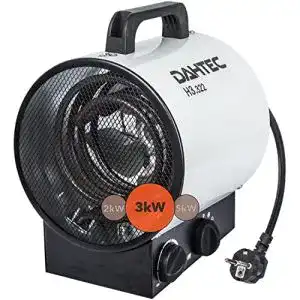 Heizlüfter 3000 Watt DAHTEC 3000 Watt Elektrisch mit Thermostat