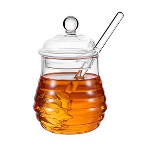 Honigglas BESTonZON 250 ml mit Taucher, Glas