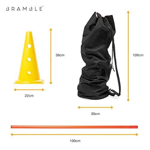 Hürden Bramble, 18-teiliges Steckset mit Transporttasche