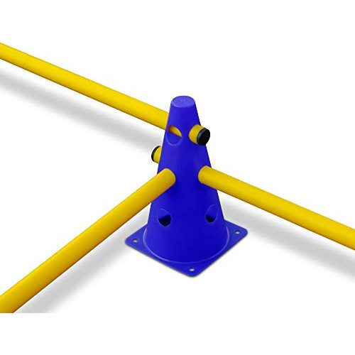 Hürden HAEST Steckset für Koordinationstraining, Blau-Gelb