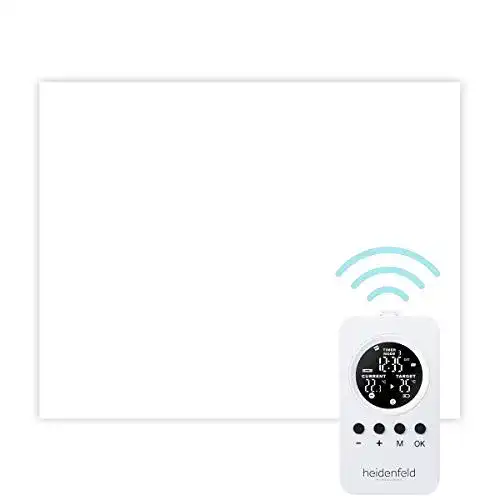 Die beste Infrarotheizung 1200 Watt heidenfeld Infrarotheizung HF-HP130 2026 Test Bestseller Infrarotheizung 1200 Watt heidenfeld Infrarotheizung HF-HP130