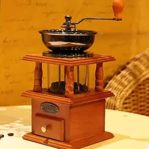 Kaffeemühle Holz luckiner Manuelle Kaffeebohne Gewürz Vintage