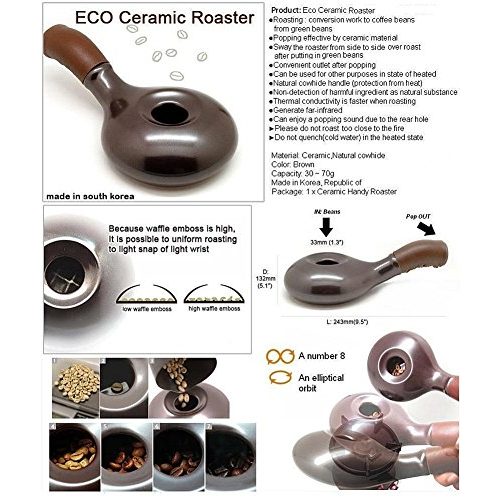 Kaffeeröster Nuvo Eco Ceramic Handy Coffee Bean Roaster