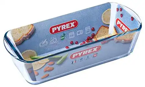 Kastenform Pyrex Königskuchenform Brotbackform, Glas 28, 30 cm