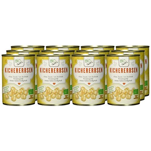 Kichererbsen-Dose Biogustí Kichererbsen Bio, 12er Pack