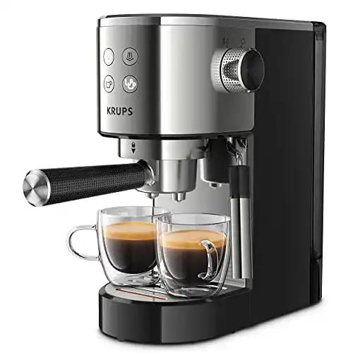 Kleine Siebträgermaschine Krups Virtuoso XP442C