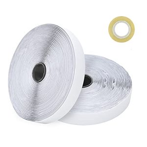 Klettband (selbstklebend) Willingood 10M Klettband Weiß