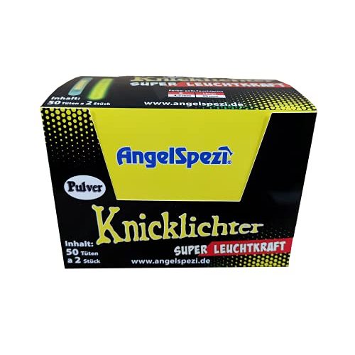 Knicklichter-Angeln Angelspezi Knicklichter Gelb/Grün 100 Stück