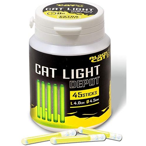 Die beste knicklichter angeln black cat cat light depot 40mm 45 stueck Bestsleller kaufen