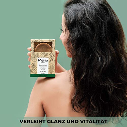 Kräuter-Shampoo Meina Naturkosmetik, Bio Haarseife, 80g