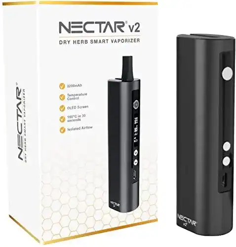 Kräuter-Verdampfer NECTAR v2 Vaporizer, OLED-Anzeige
