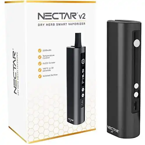 Kräuter-Verdampfer NECTAR v2 Vaporizer, OLED-Anzeige