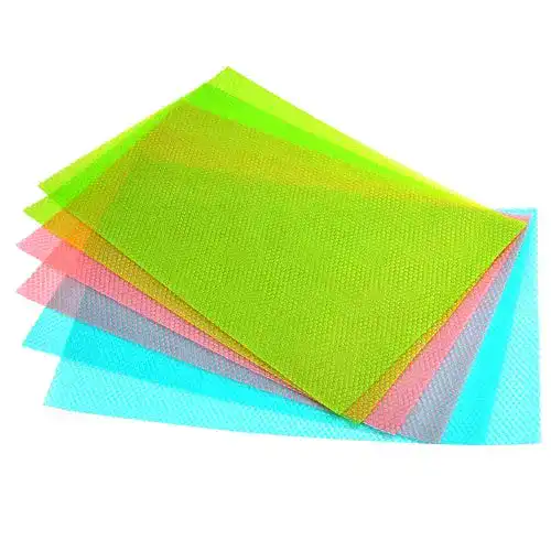 Kühlschrankmatte ATPWONZ 6er Antibakteriell 29x45cm,3 Farben