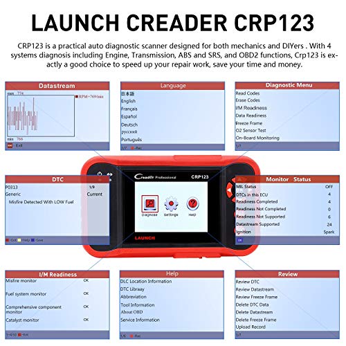 Launch-Diagnosegerät LAUNCH CRP123 obd2 Kfz-Codeleser