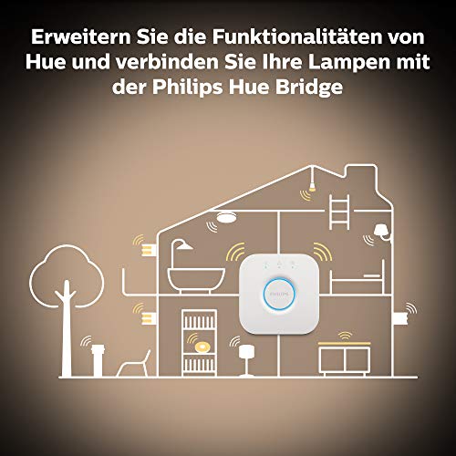 LED-Pendelleuchte Philips Hue White Amb. Fair inkl. Dimmschalter