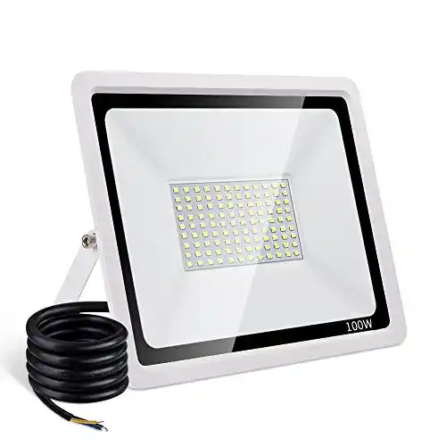 LED-Strahler 100W Ankishi 100W LED Strahler Außen, 6500K