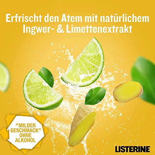 Listerine-Mundspülung Listerine Fresh Ginger & Lime, 600 ml