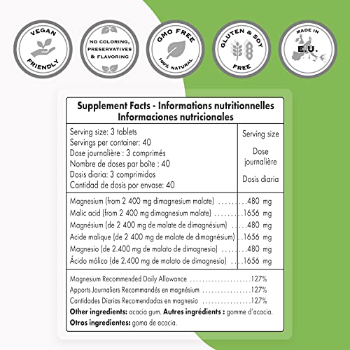 Magnesium-Malat SUPERSMART Magnesium Malate 800 mg