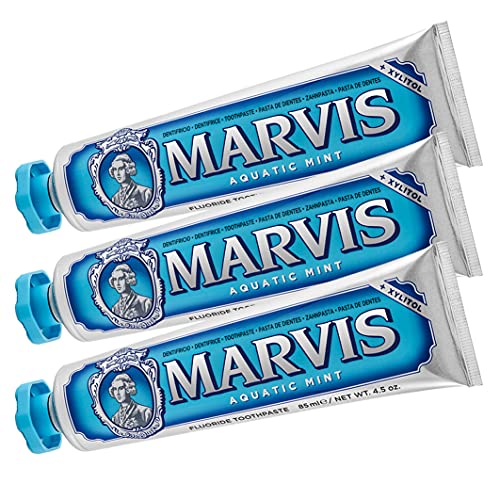 Die beste marvis zahnpasta marvis aquatic mint mit fluorid 3 x 85 ml Bestsleller kaufen