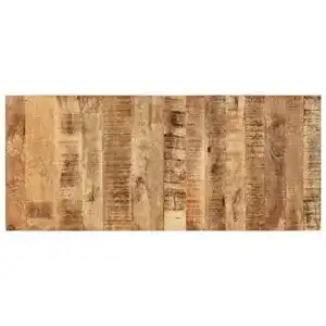 Massivholzplatte vidaXL Raues Mangoholz 140x60x(1,5-1,6) cm