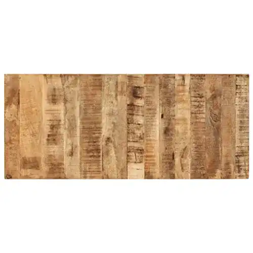 Massivholzplatte vidaXL Raues Mangoholz 140x60x(1,5-1,6) cm