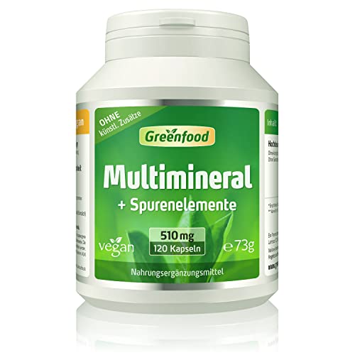 Die beste mineralstoff greenfood multimineral spurenelemente 510 mg Bestsleller kaufen