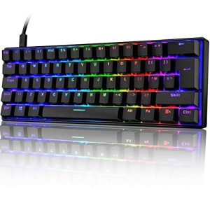 Mini-Gaming-Tastatur UrChoiceLtd UK Layout 60% Mechanisch