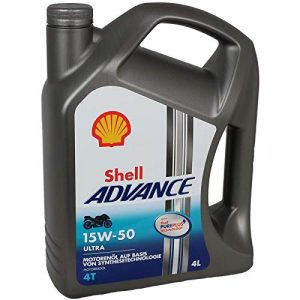 Motoröl-15W50 Shell Advance Ultra 4T 15W-50/4-Liter-Kanister