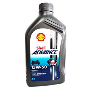 Motoröl-15W50 Shell Motoröl Öl ADVANCE ULTRA 4T 4-TAKT