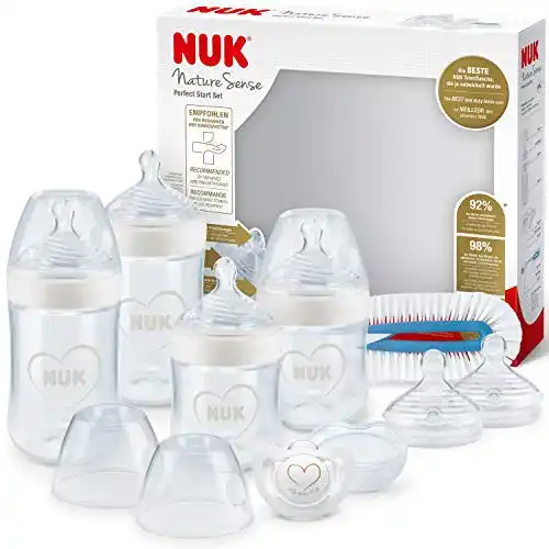 Die beste NUK-Flaschen NUK Nature Sense Perfect Babyflaschen Starter Set 2026 Test Bestseller NUK-Flaschen NUK Nature Sense Perfect Babyflaschen Starter Set