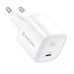 PD-Ladegerät Syncwire USB C Ladegerät 30W, GaN, PPS, LED
