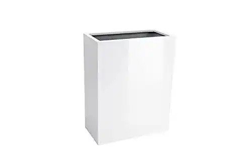 Pflanzkübel (Fiberglas) Vivanno weiß Elemento 75x30x59 cm