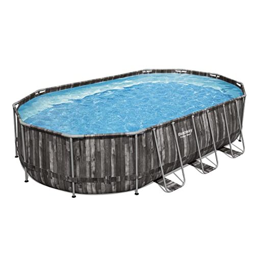 Pool oval Bestway Power Steel Frame Pool Komplett-Set