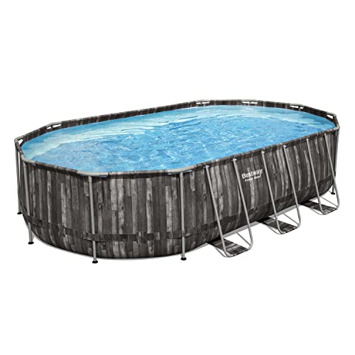 Pool oval Bestway Power Steel Frame Pool Komplett-Set