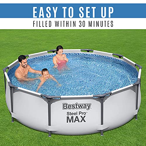 Pool rund Bestway Steel Pro MAX Frame Pool ohne Pumpe