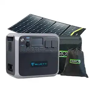 Powerstation mit Solarpanel KIRRON AC200P Powerstation
