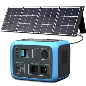 Powerstation mit Solarpanel POWEROAK Portable Power Station