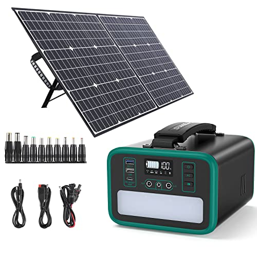 Die beste powerstation mit solarpanel swarey mit pufferbatterie 200w Bestsleller kaufen