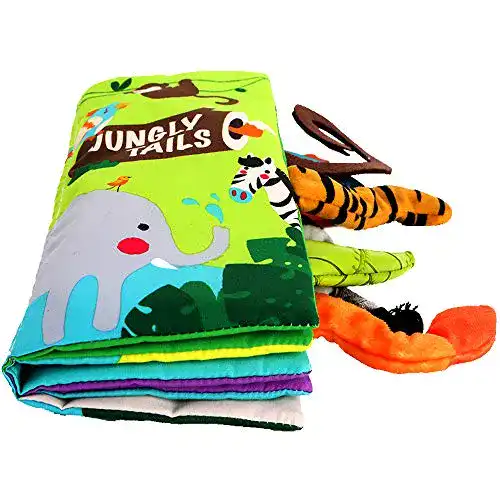 Quiet Book beiens My 8 Tiere Ultra weiche Babybücher