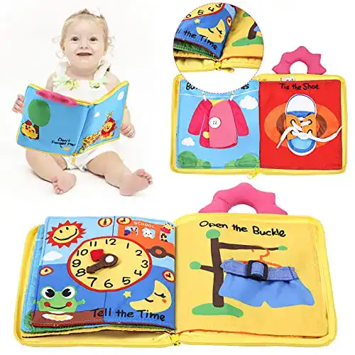 Quiet Book Herefun Board Babybuch Stoffbuch, Lernspielzeug