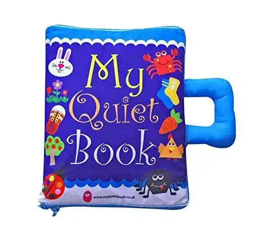 Quiet Book Myquietbook.co.uk My Soft fabric Activity book