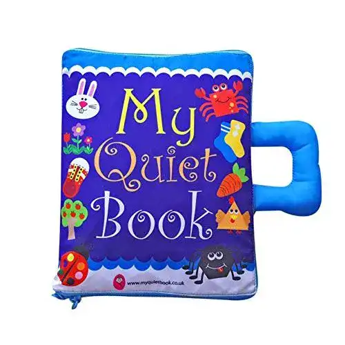 Quiet Book Myquietbook.co.uk My Soft fabric Activity book