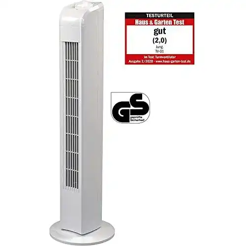 Die beste Raumkühlung JUNG TVE21 Ventilator 76cm weiss TÜV geprüft 2026 Test Bestseller Raumkühlung JUNG TVE21 Ventilator 76cm weiss TÜV geprüft