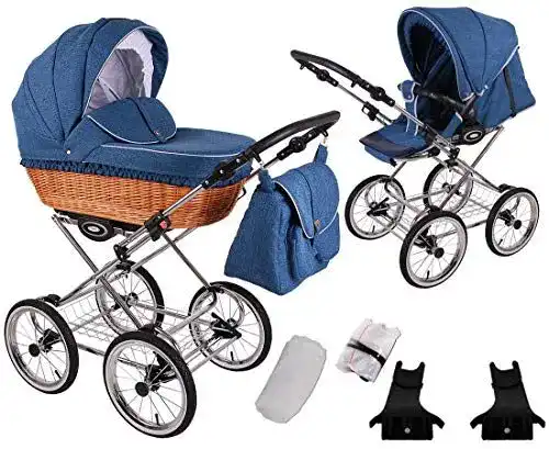 Retro-Kinderwagen Retro Deluxe, Nostalgie Kinderwagen